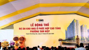 Tập đoàn Bcons đã tổ chức Lễ Động thổ Dự án Khu nhà ở phức hợp cao tầng phường Tam Hiệp